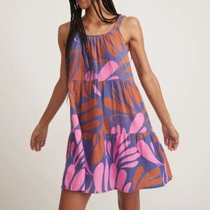 Marine Layer Leila Double Cloth Mini Dress Size Small